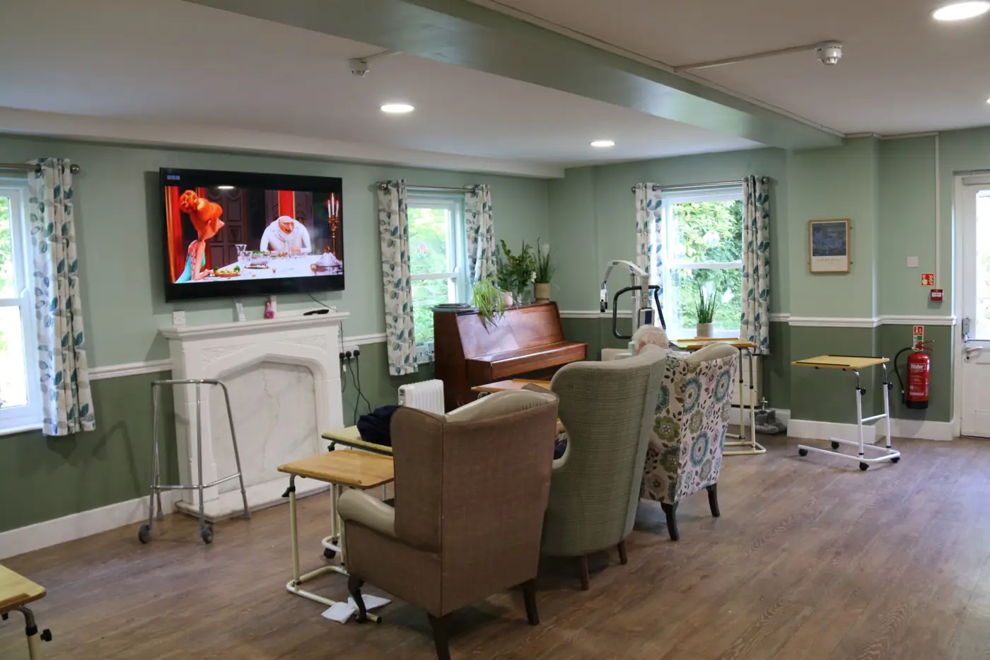 A comfortable communal lounge